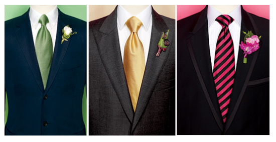 разноцветные галстуки