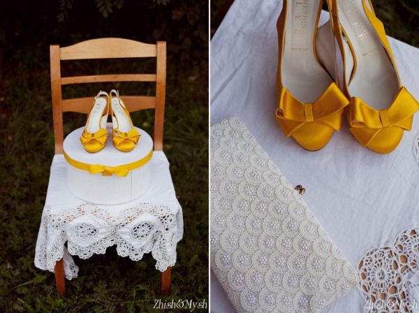 желтые туфли невесты