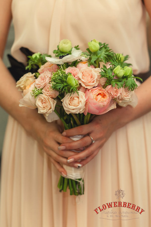 персиковый цвет свадьбы