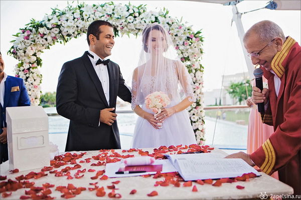свадебная церемония в Турции