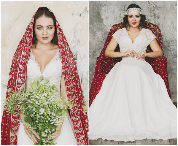 образ невесты в пышном платье фото